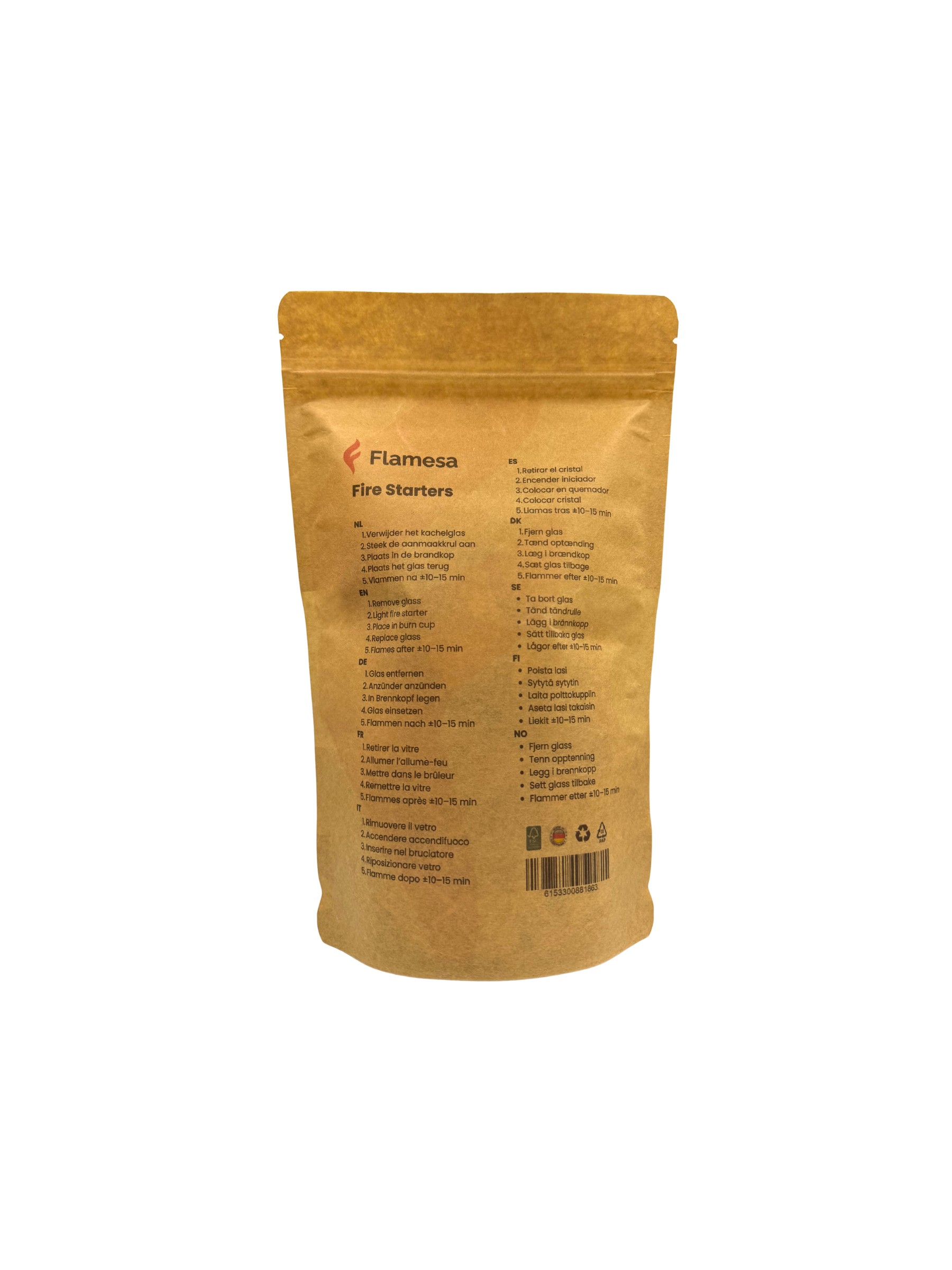 Allume-feu pour poêles à pellets – Pack de 25
