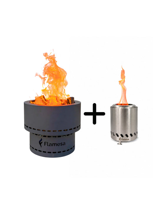 Flamesa® Flame + Vulcan argent OFFERT | Offre duo