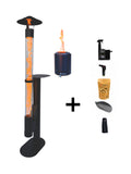 Kit de démarrage Flamesa® Lumina – poêle à granulés avec Flamesa Vulcan offert et accessoires